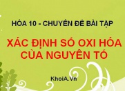 Bài tập Xác định số Oxi hóa của các nguyên tố trong các hợp chất, ion có đáp án - Hóa lớp 10